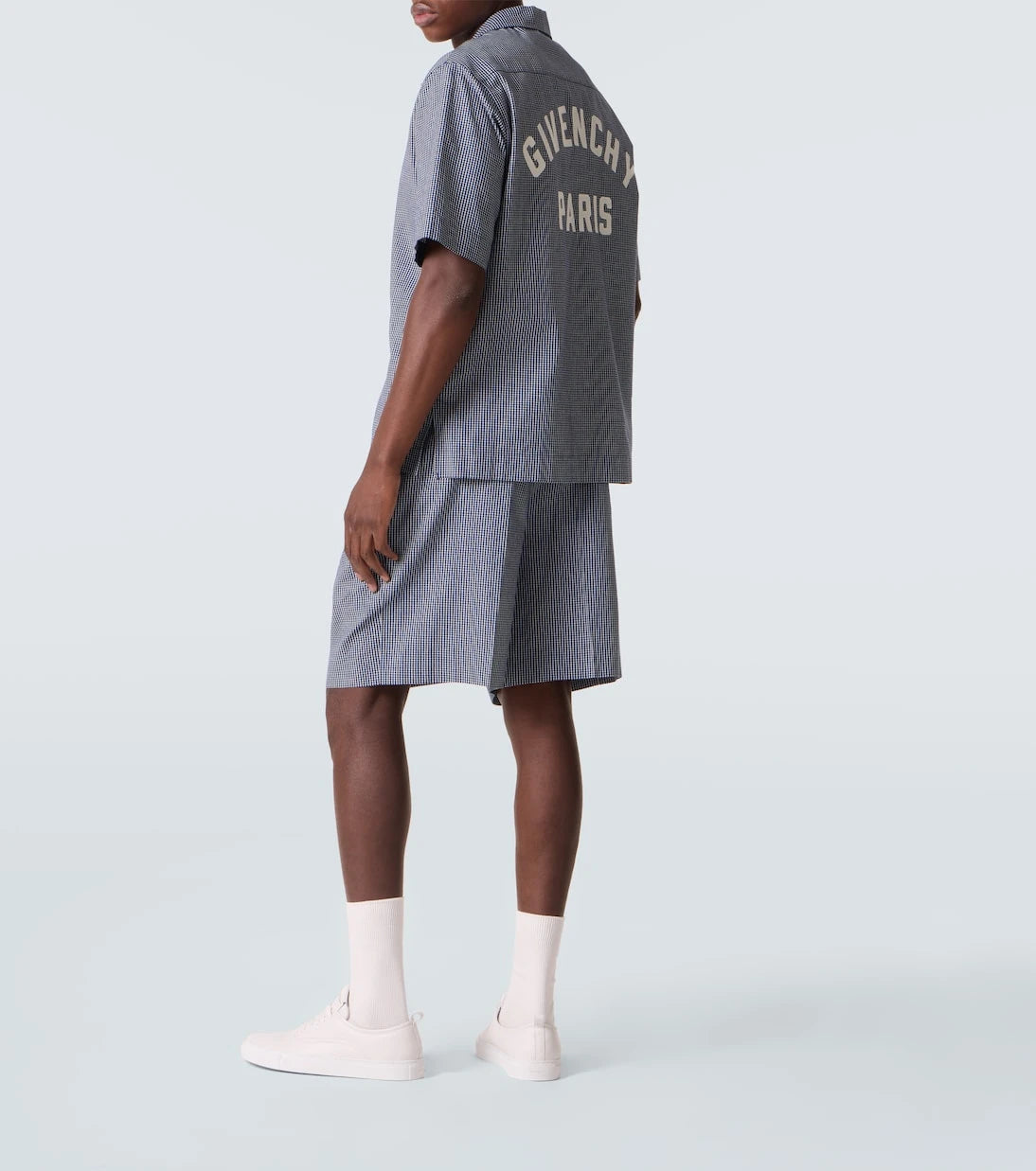 Givenchy - Checked cotton bowling shirt