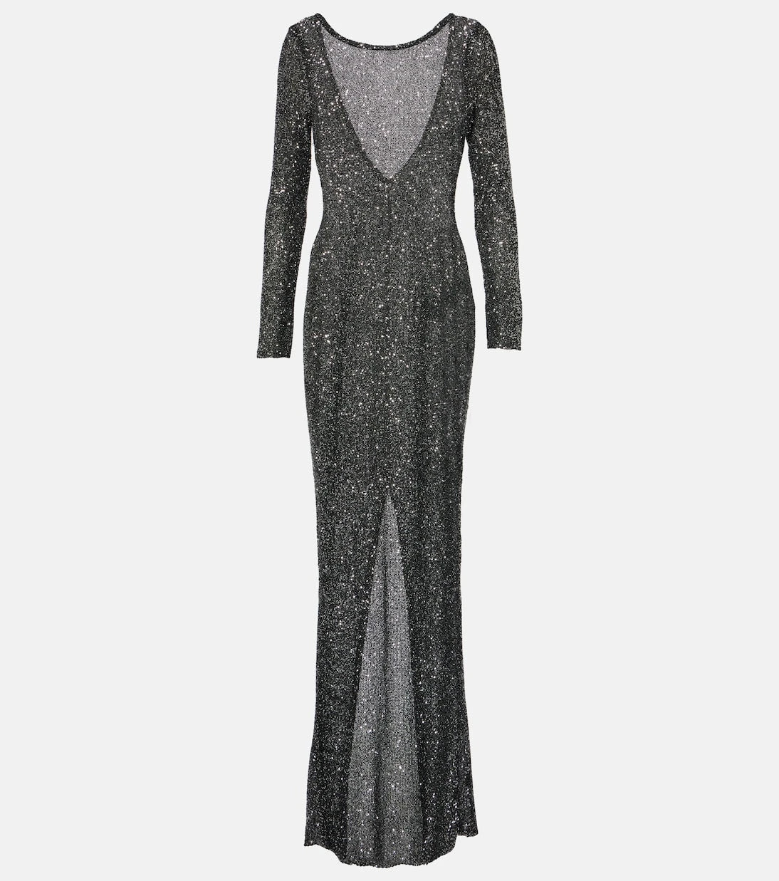 Alessandra Rich - Sequined open-back gown