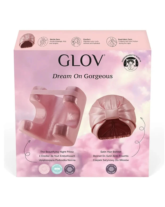 Комплект възглавница против бръчки и тюрбан GLOV Dream On, Gorgeous