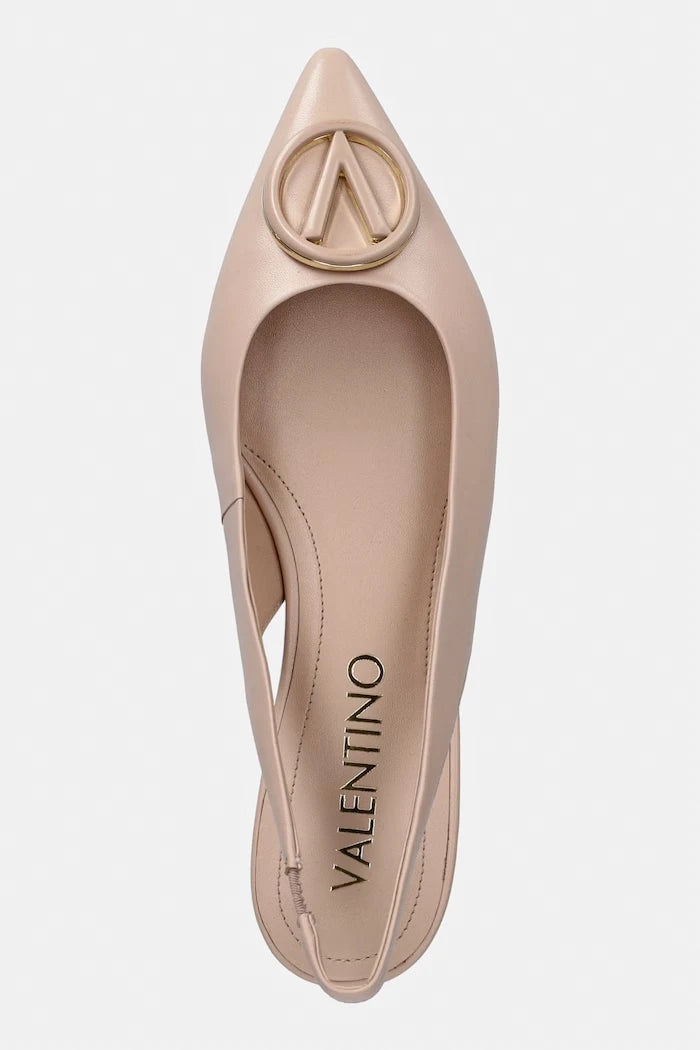 Valentino балеринки от кожа SLINGBACK FLAT
