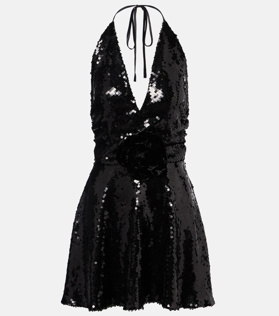 Dolce&Gabbana - Sequined halterneck minidress