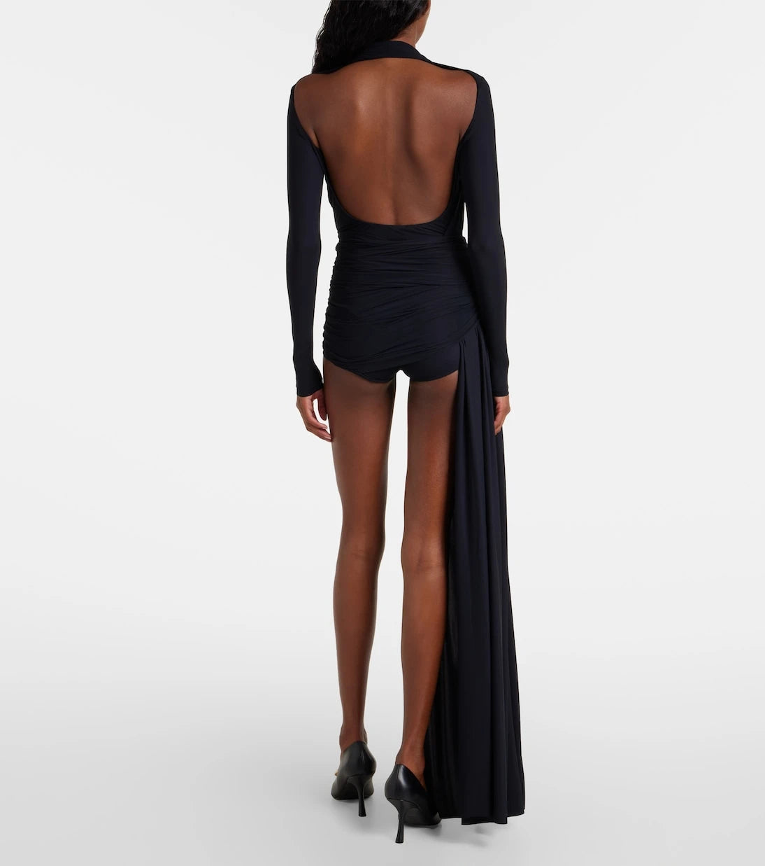 Balenciaga - Asymmetric draped minidress