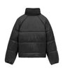 Black Quilted Puffer Jacket