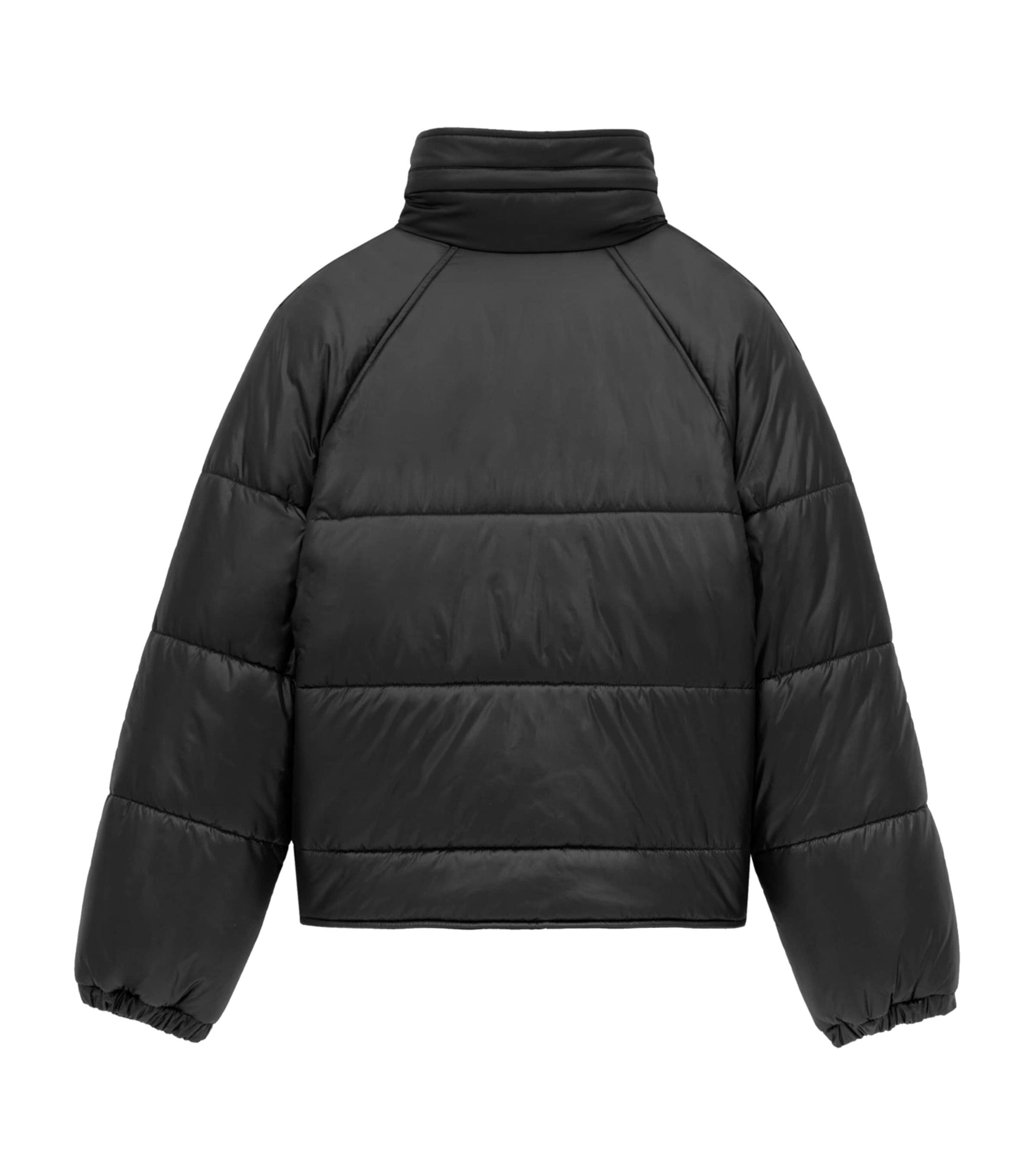 Black Quilted Puffer Jacket