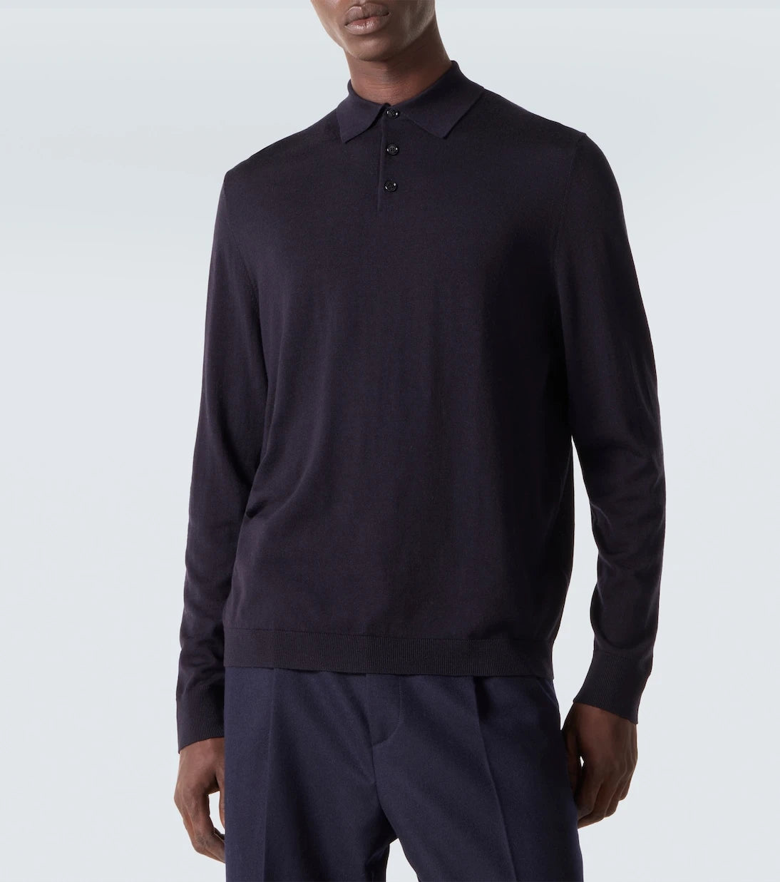 Allude - Virgin wool polo sweater