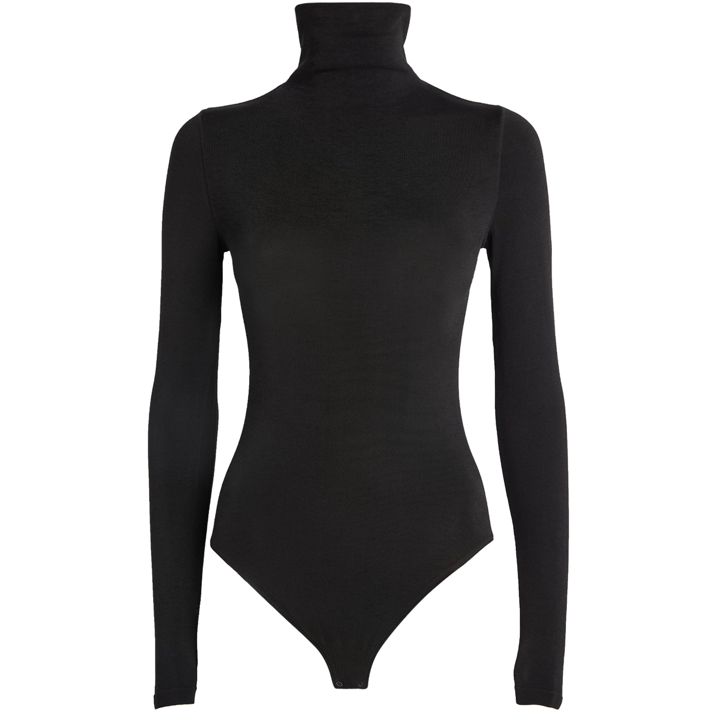 Wolford Black Rollneck Colorado Bodysuit