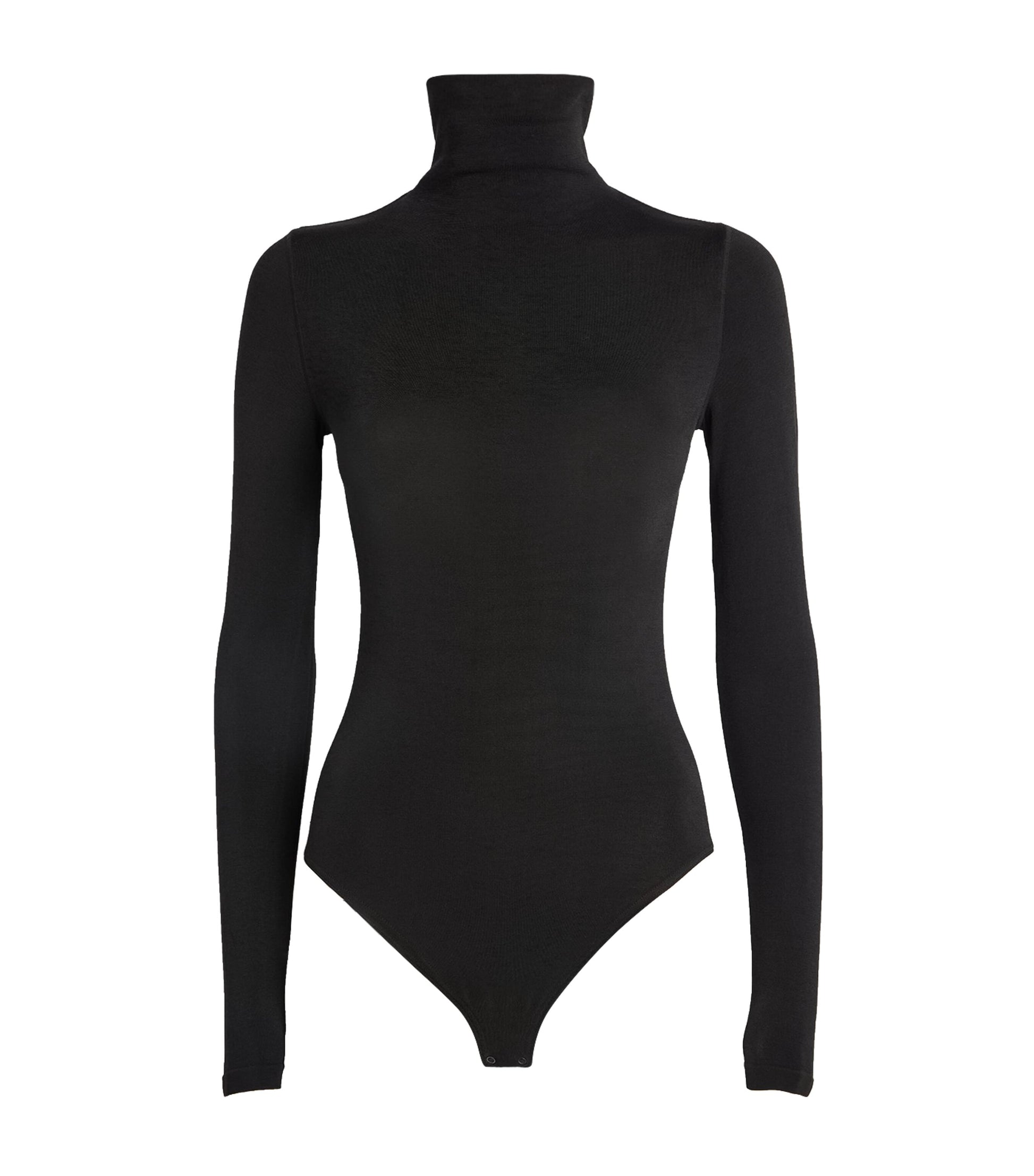 Wolford Black Rollneck Colorado Bodysuit