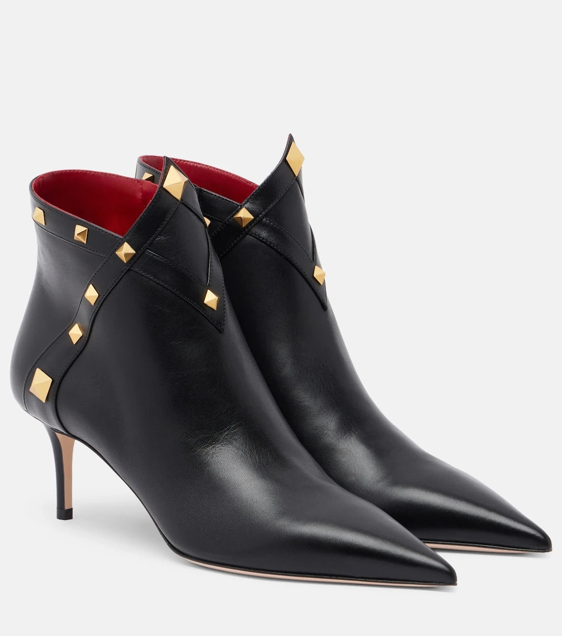 Valentino Garavani - Studdy leather ankle boots