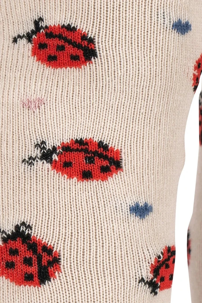 Konges Sløjd чорапогащник за деца 2 PACK LADYBUG JACQUARD TIGHTS