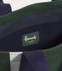 Harrods Green Mini Cotton Logo Tote Bag