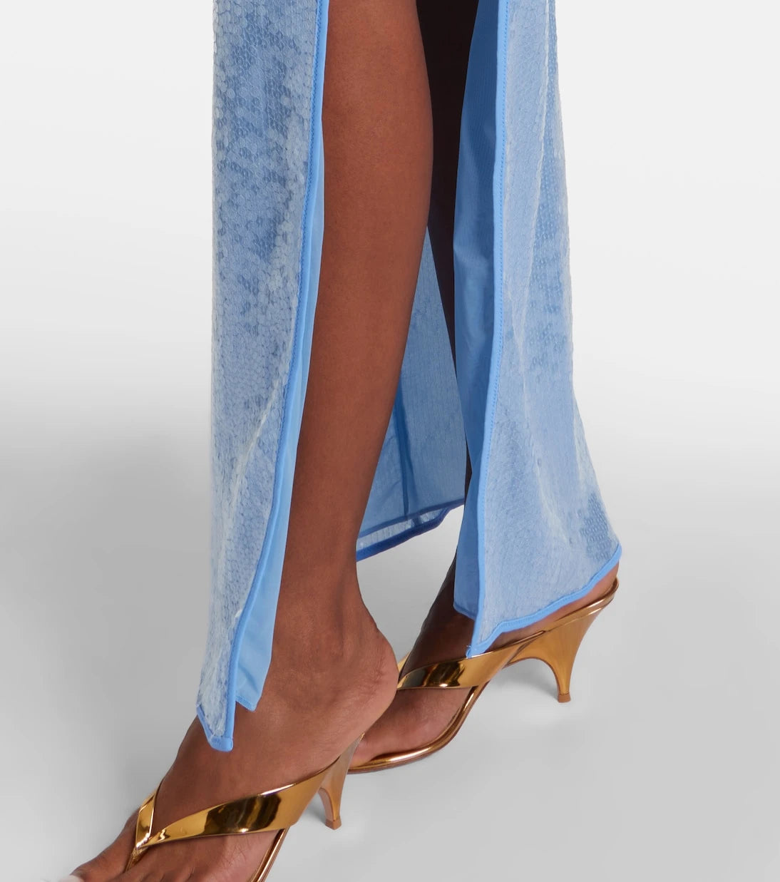 Oséree - Sequined halterneck maxi dress