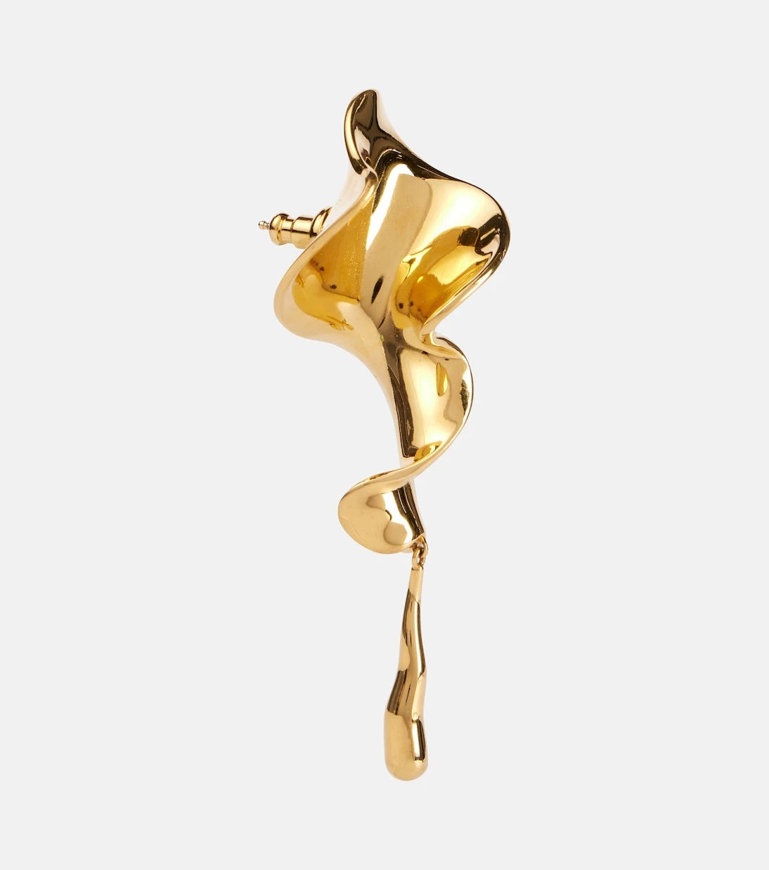Khaite - Tidal gold-plated drop earrings