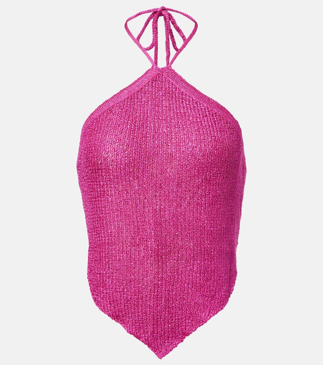 Bananhot - Liz knitted sequined halterneck top