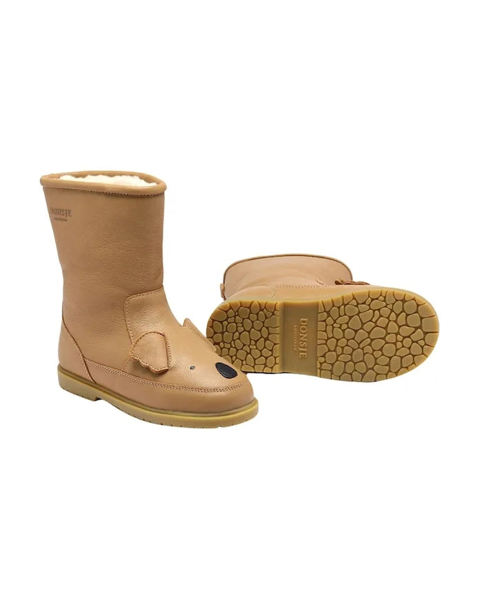 Donsje Wadudu Classic Boots Koala Çocuk Deri Kışlık Botlar