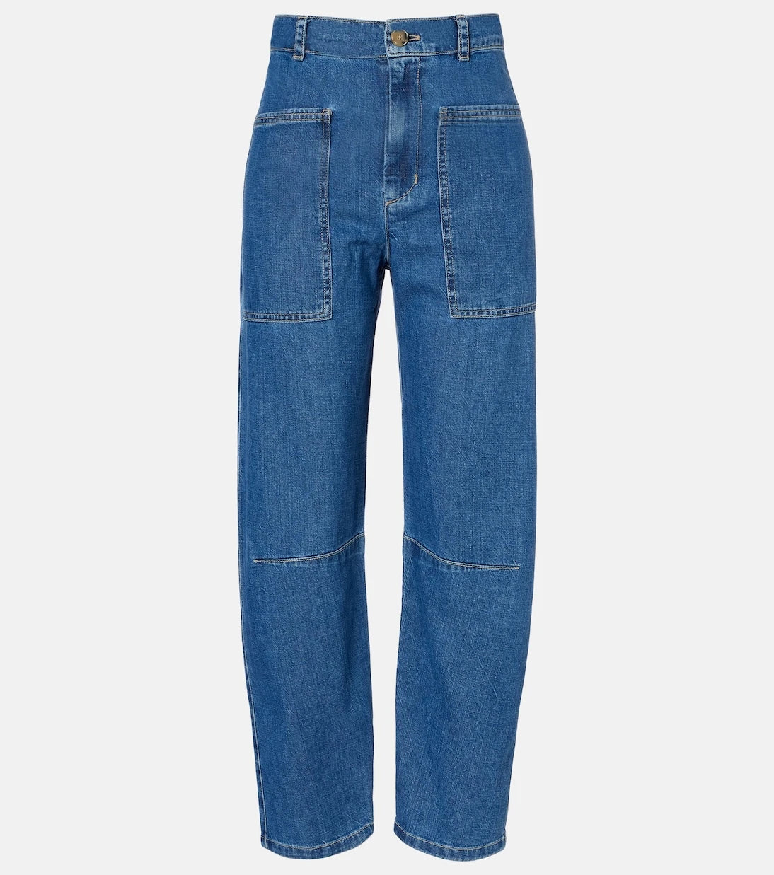 Velvet - Farah high-rise tapered jeans