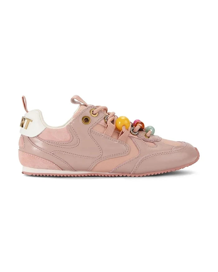 Kurt Geiger London Kurt Bead Slim Runner kadın deri spor ayakkabı