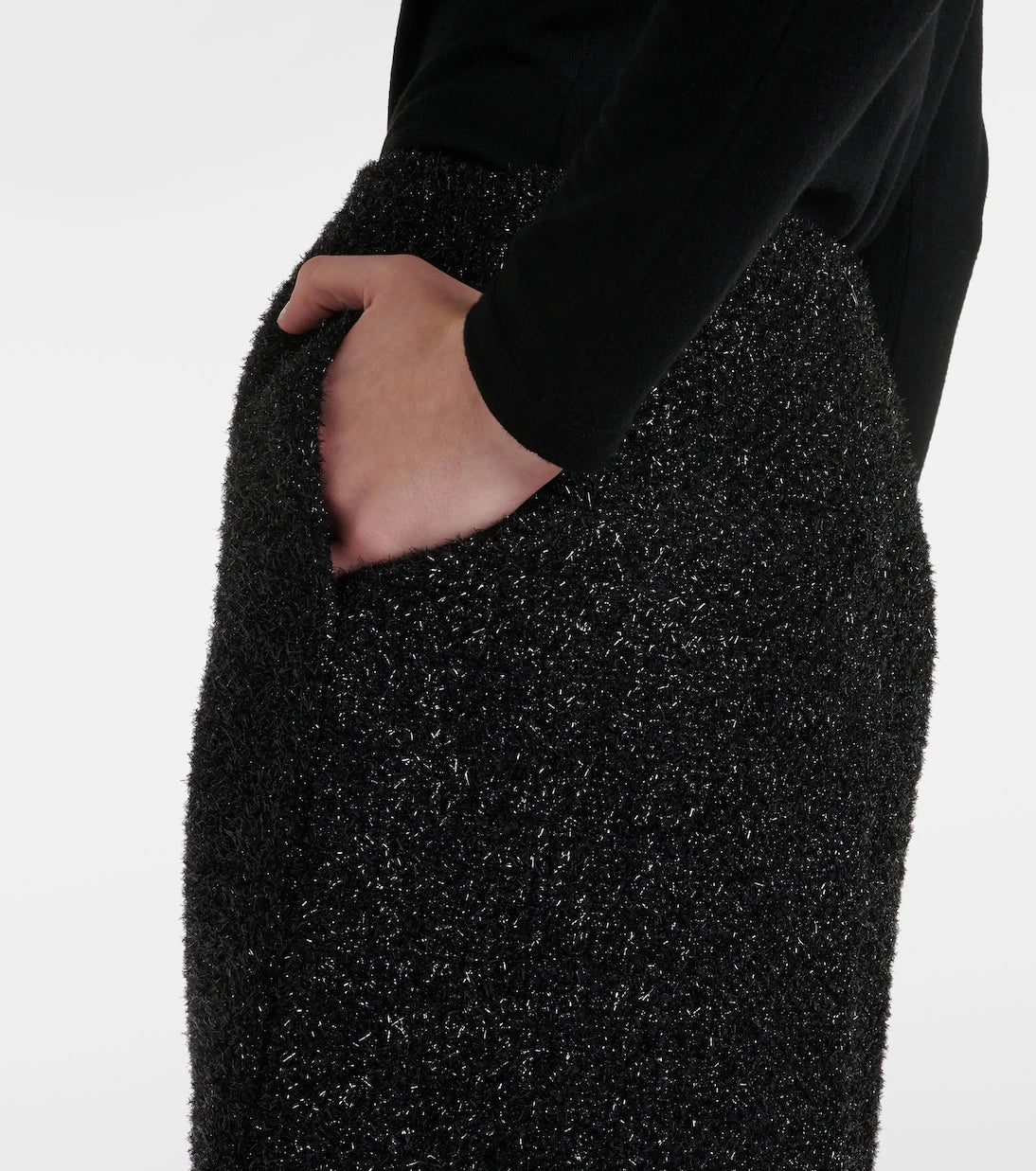 The Row - Corinna lamé pencil skirt