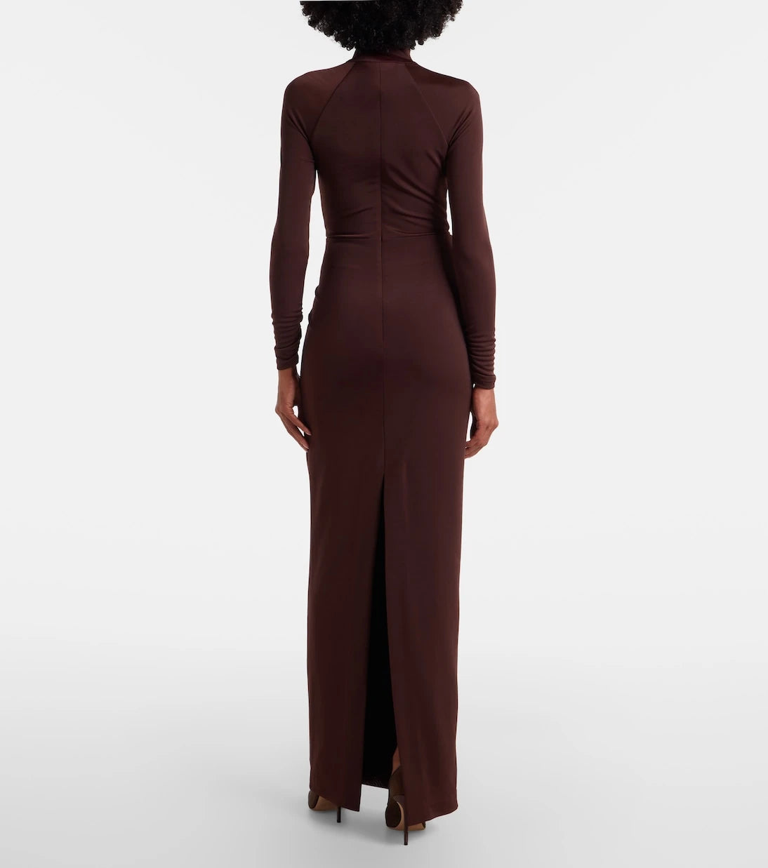 Rebecca Vallance - Embellished gathered jersey gown
