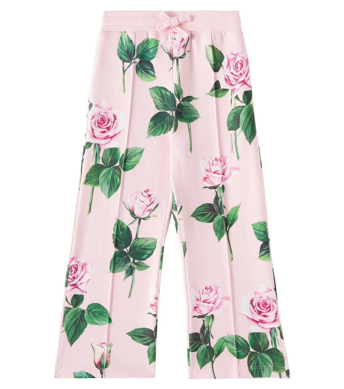 Dolce&Gabbana Kids - Floral cotton sweatpants