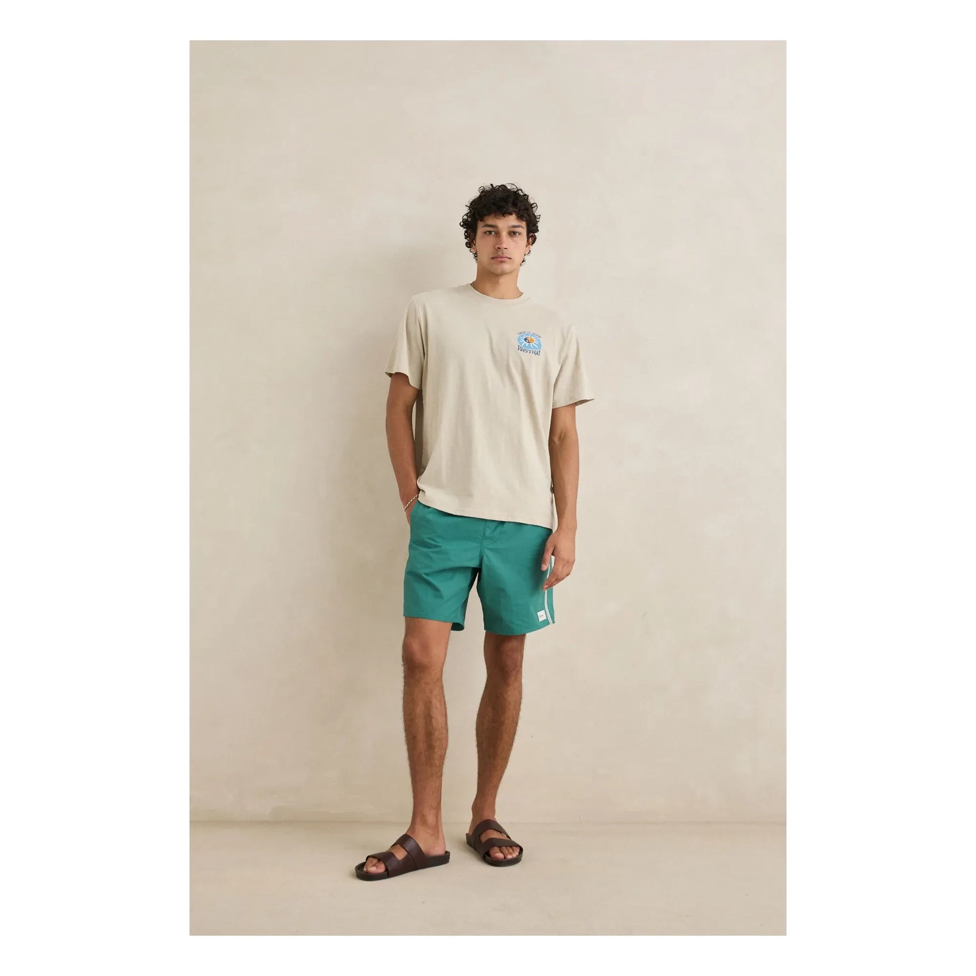 Rhythm - Slow Down T-shirt | Beige