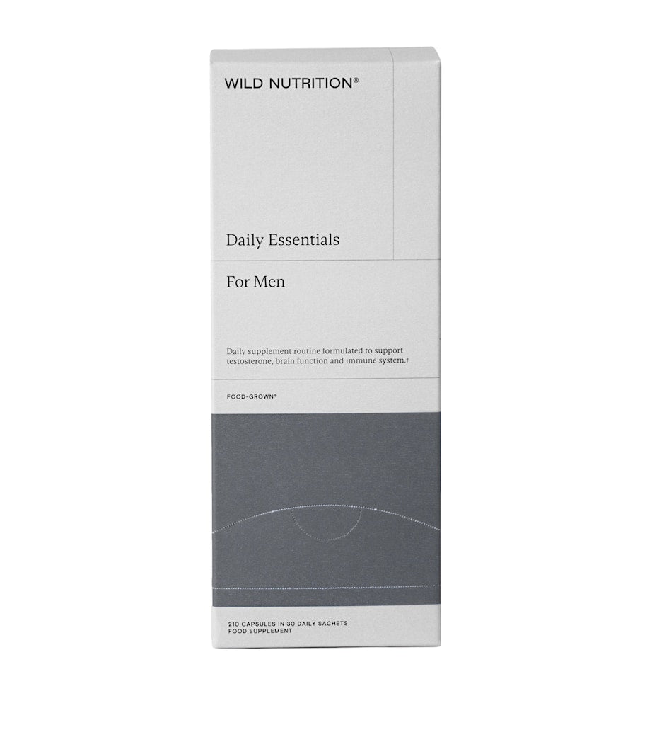 Wild Nutrition Food-Grown Daily Essentials for Men (210 Capsules)