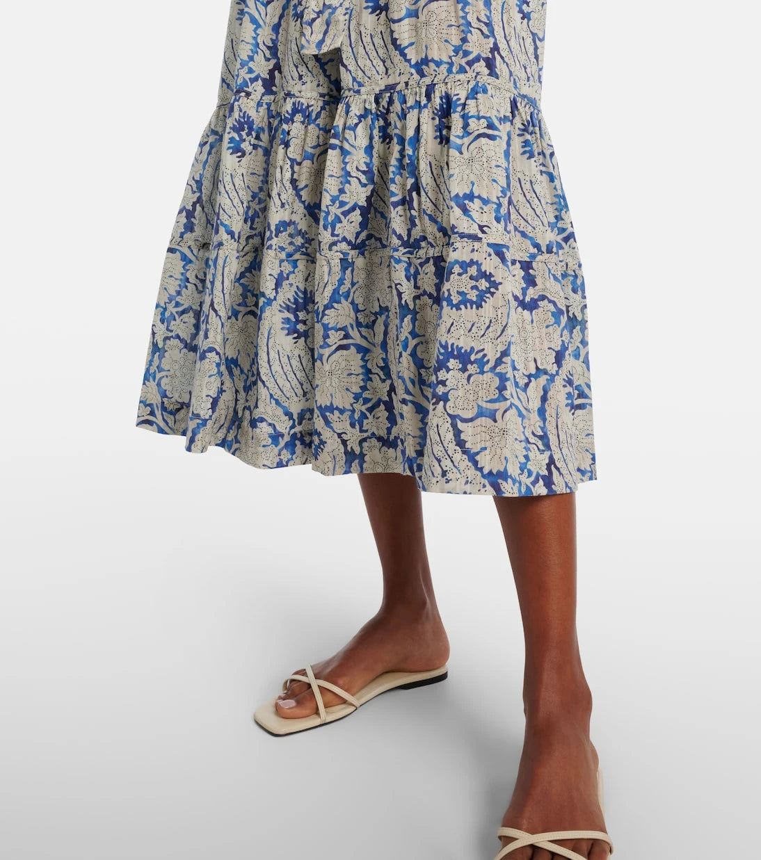 Ulla Johnson - Seraphina printed cotton-blend midi dress