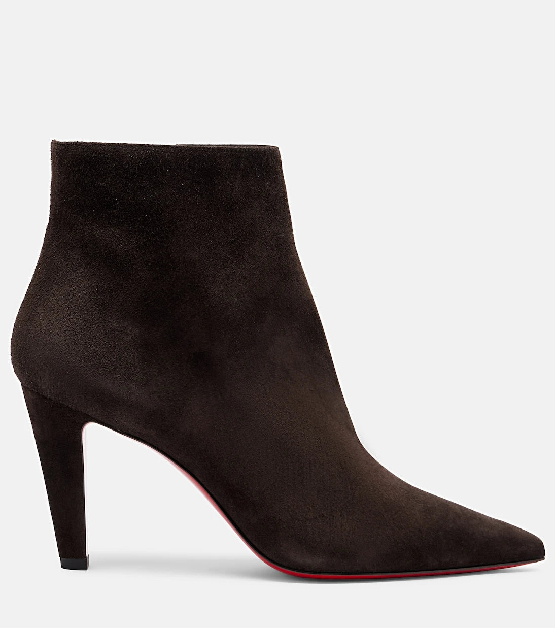 Christian Louboutin - حذاء الكاحل Vibella 85 من الشمواه