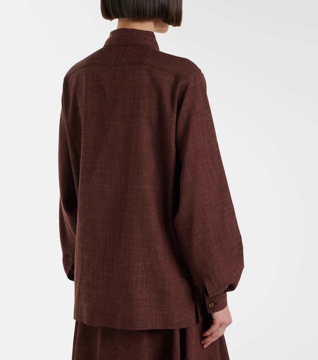 Loro Piana - Ida wool, silk, and linen shirt