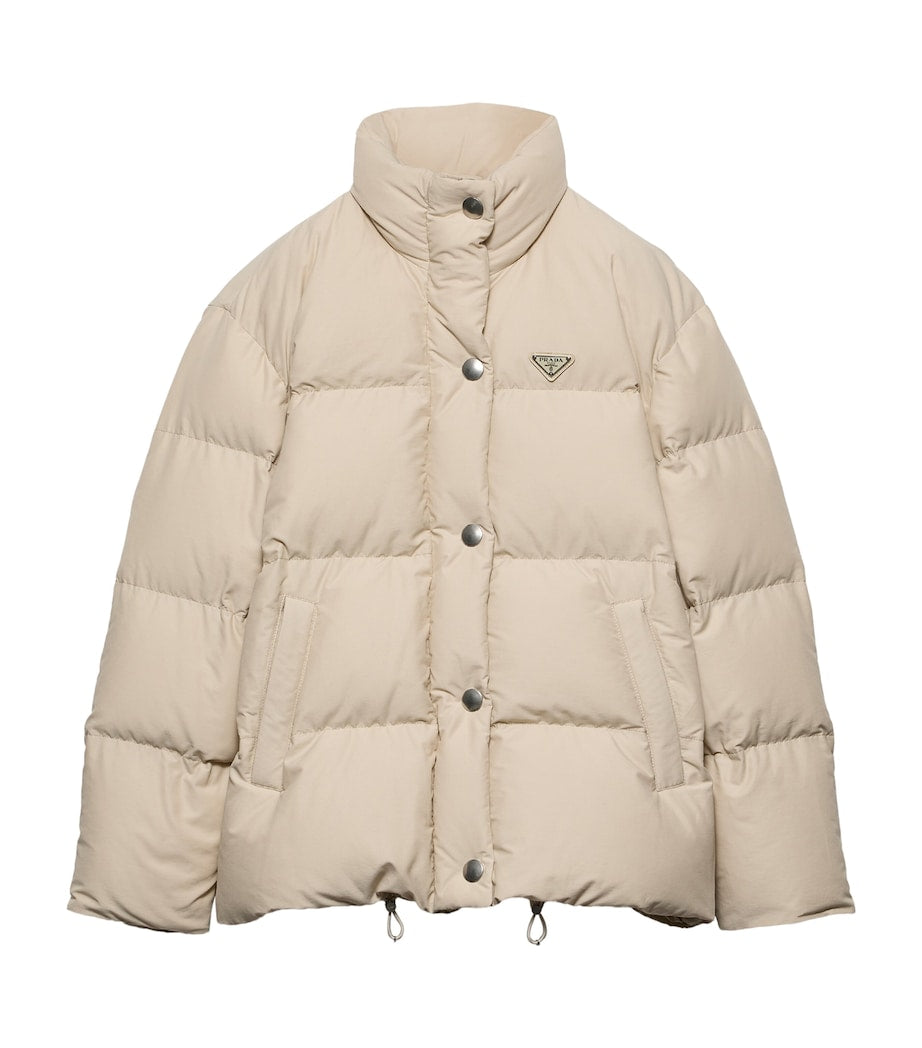 Neutral Down-Filled Puffer Jacket