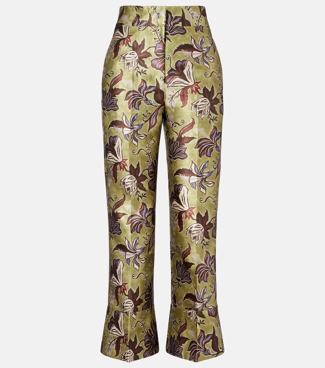 Alémais - Citron floral cropped pants