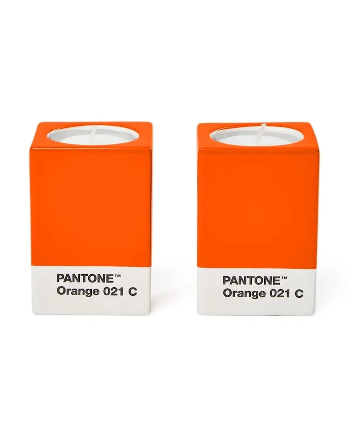 Pantone Декоративен комплект свещници от порцелан