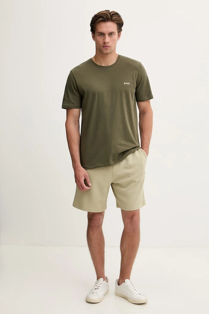 BOSS Erkek Ev Tişörtü Pamuklu Elastanlı Mix&Match T-Shirt R