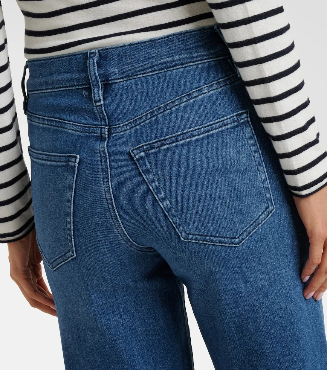 Frame - Le Slim Palazzo wide-leg jeans