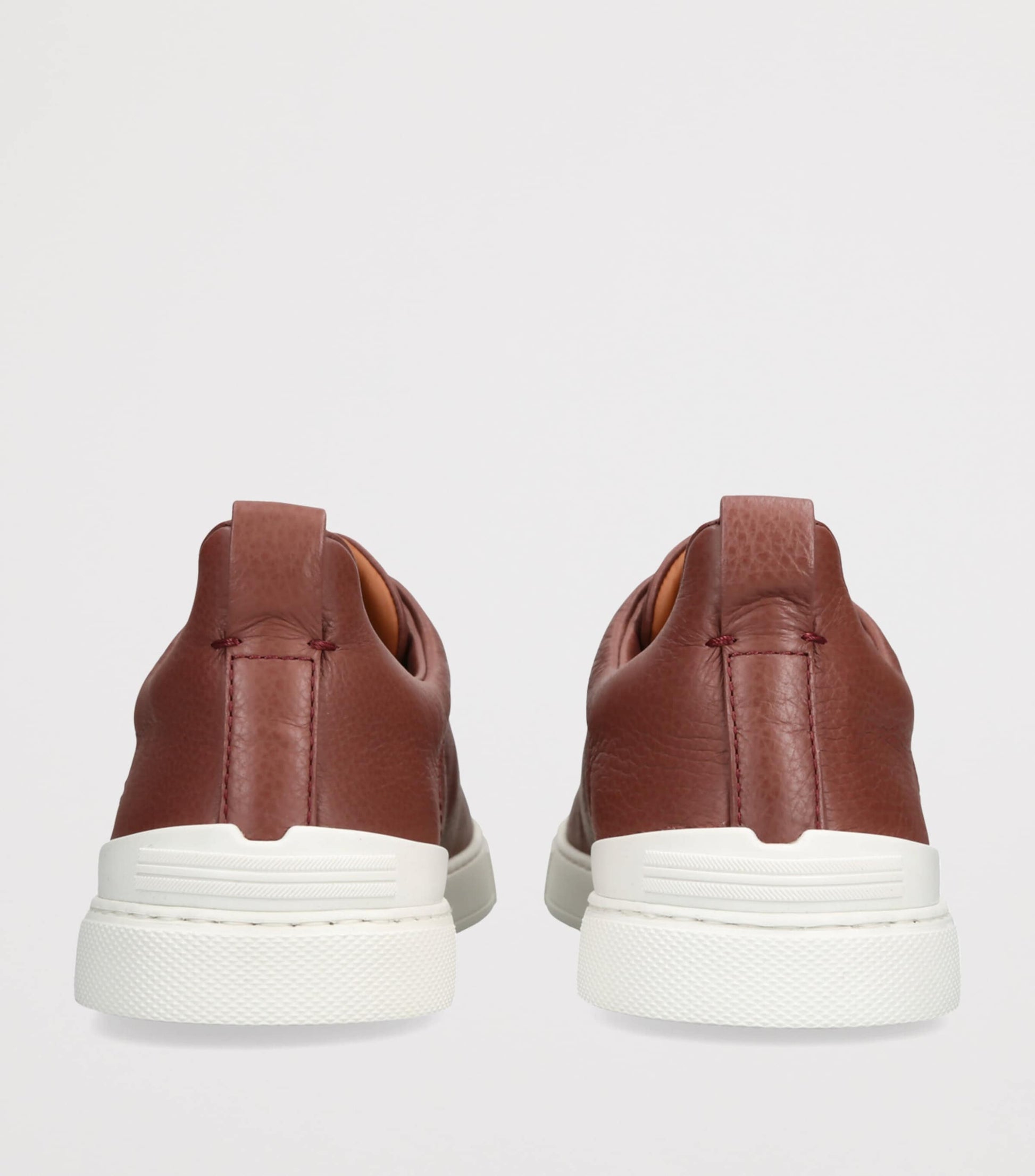 Leather Triple Stitch Sneakers