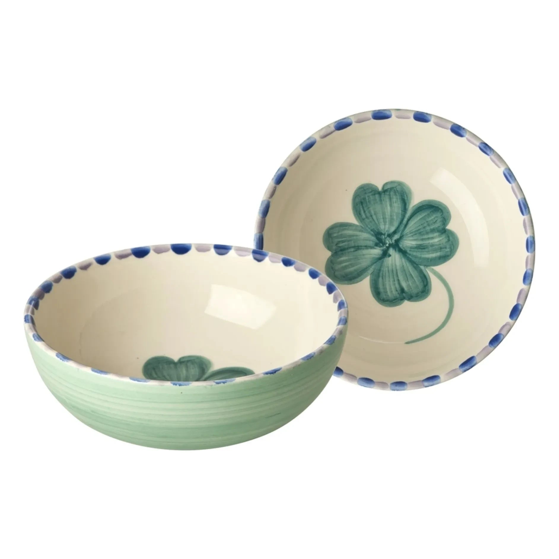Rice - Ceramic bowl Trefoil | Pale green