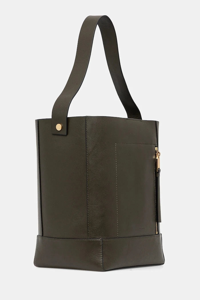 Кожена чанта AllSaints ALBA HOBO