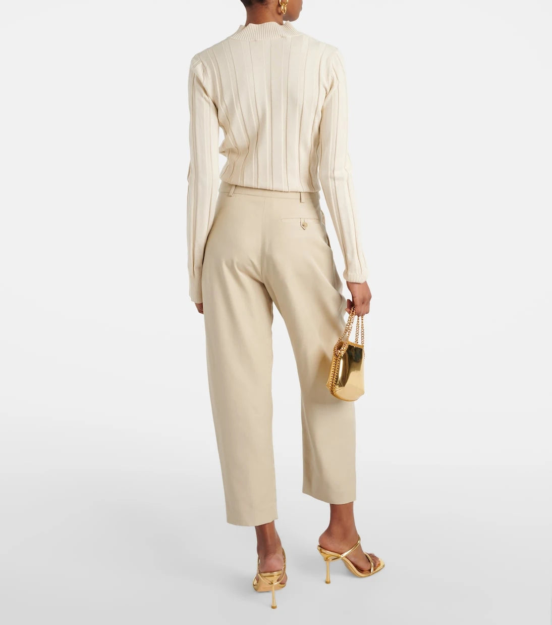 Stella McCartney - Iconic high-rise cropped pants