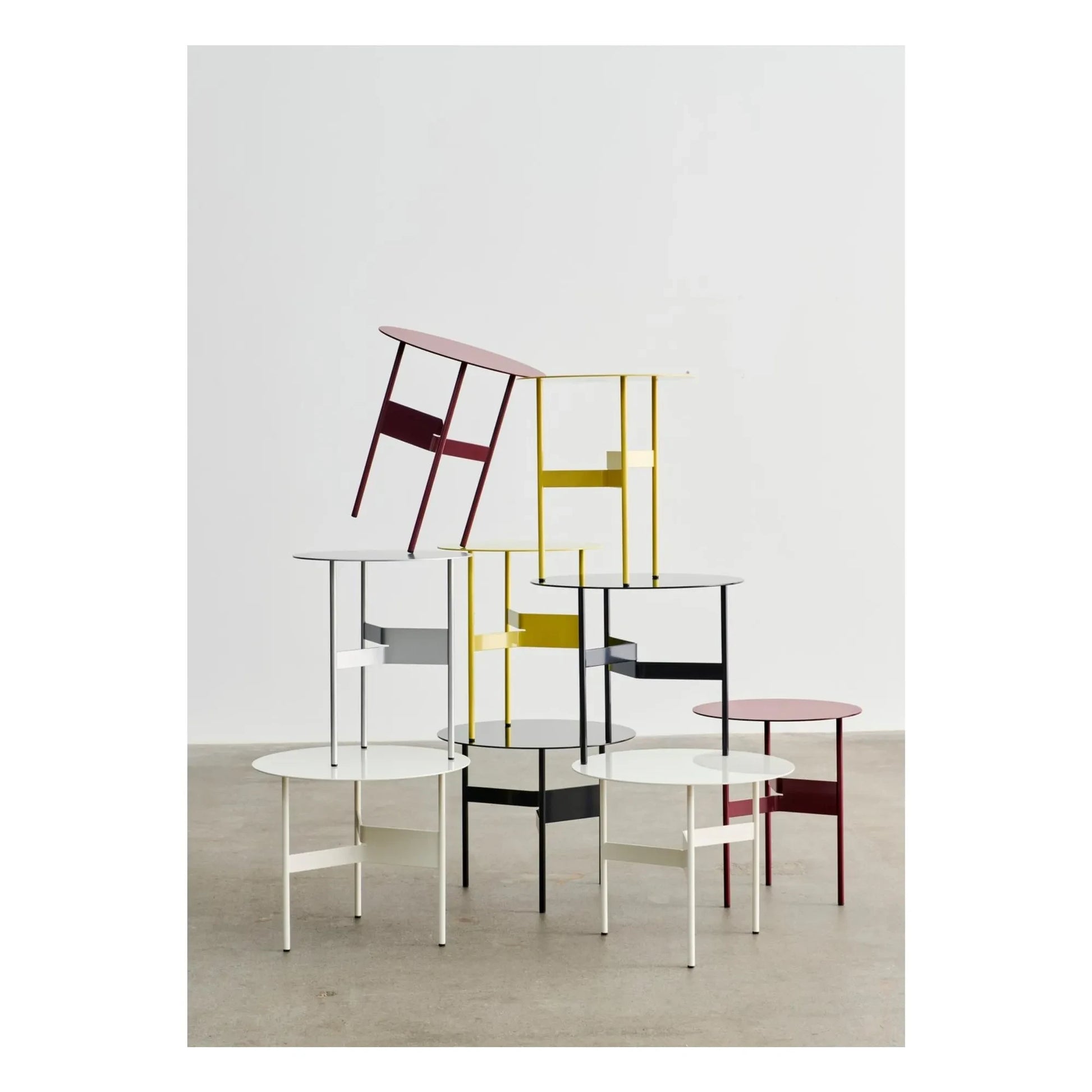 Hay - Shim side table | Ivory