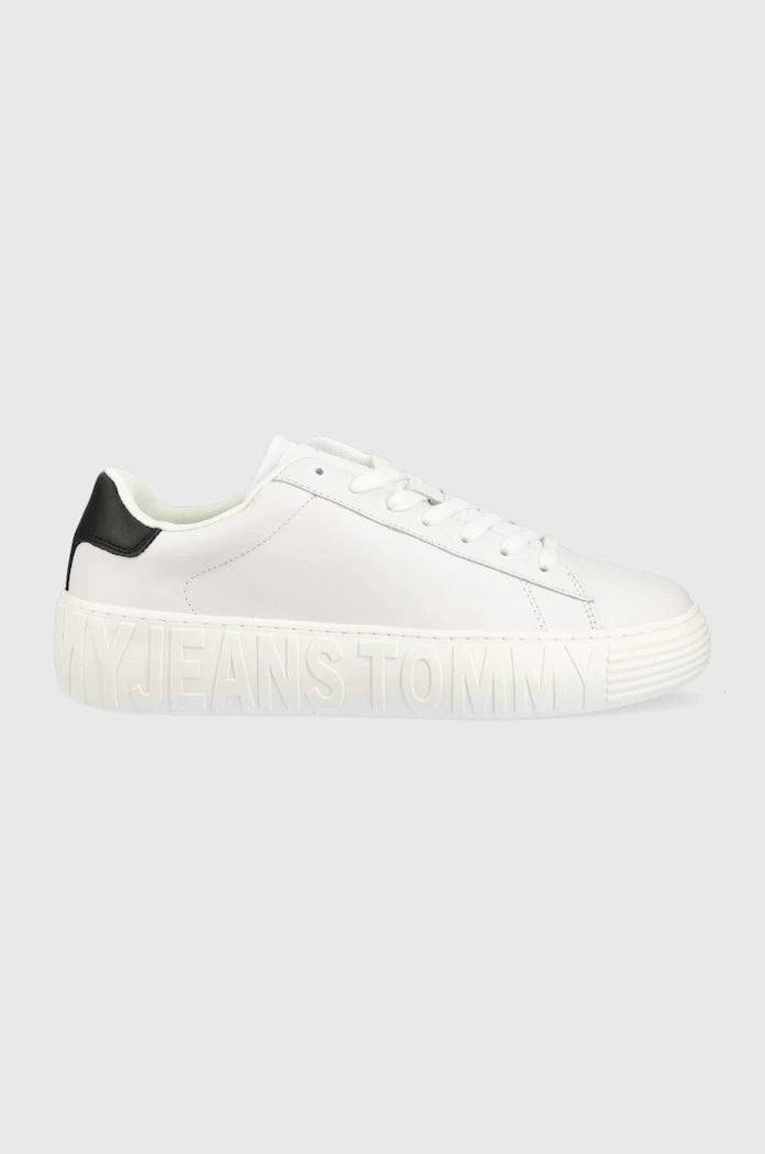 Кожени маратонки Tommy Jeans LEATHER OUTSOLE