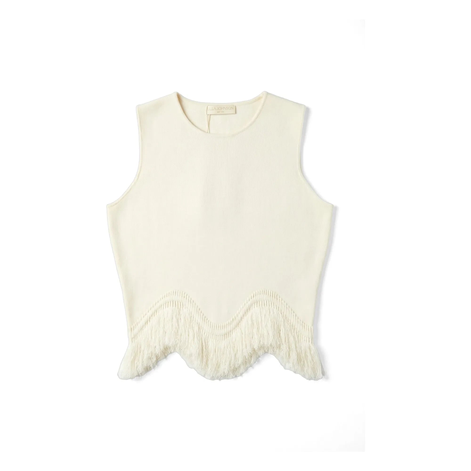 Ulla Johnson - Koa Fringe Top | Ecru