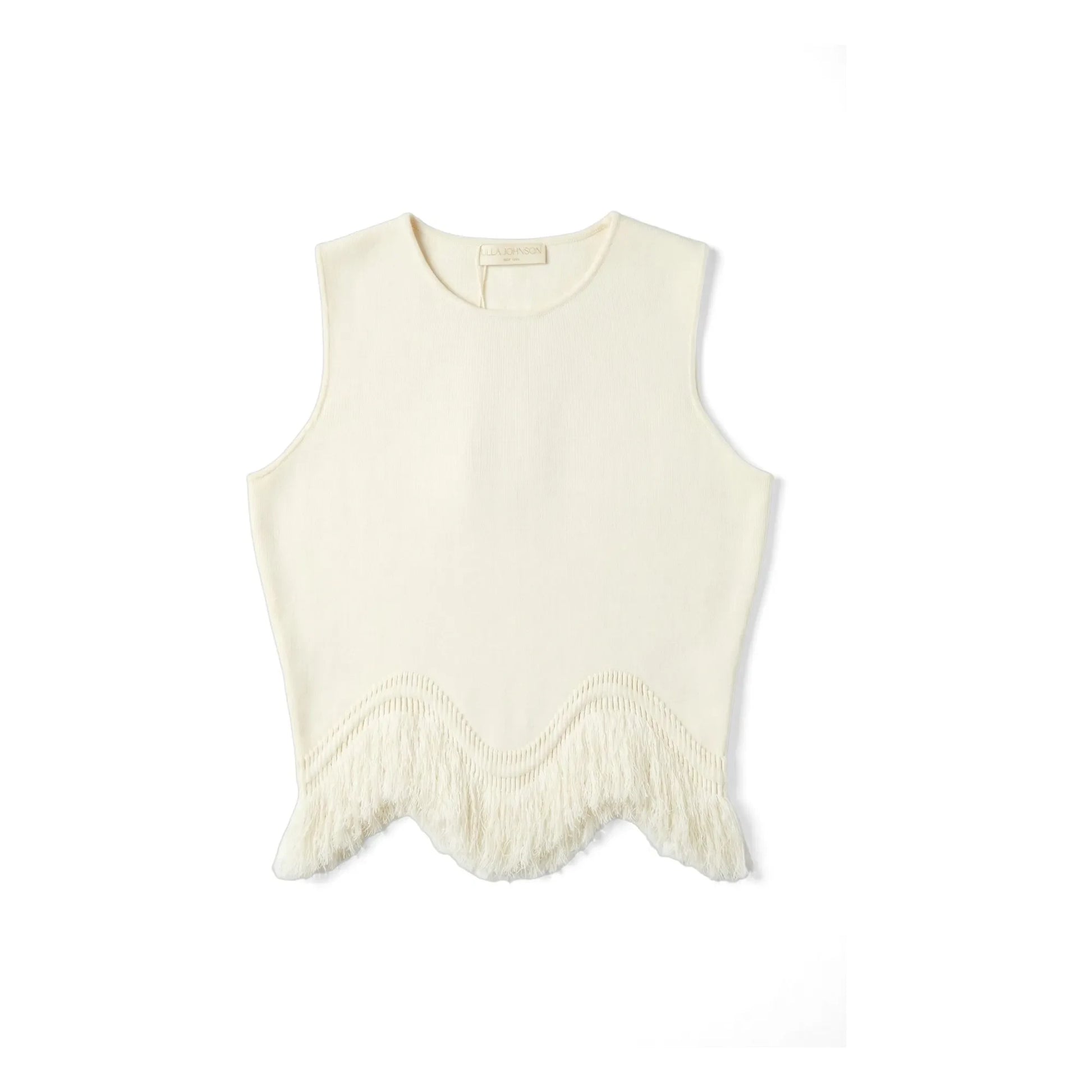 Ulla Johnson - Koa Fringe Top | Ecru