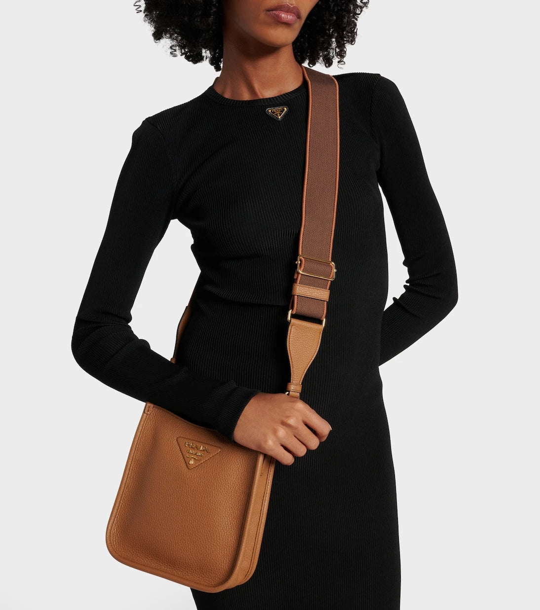 Prada - Mini deri omuz çantası