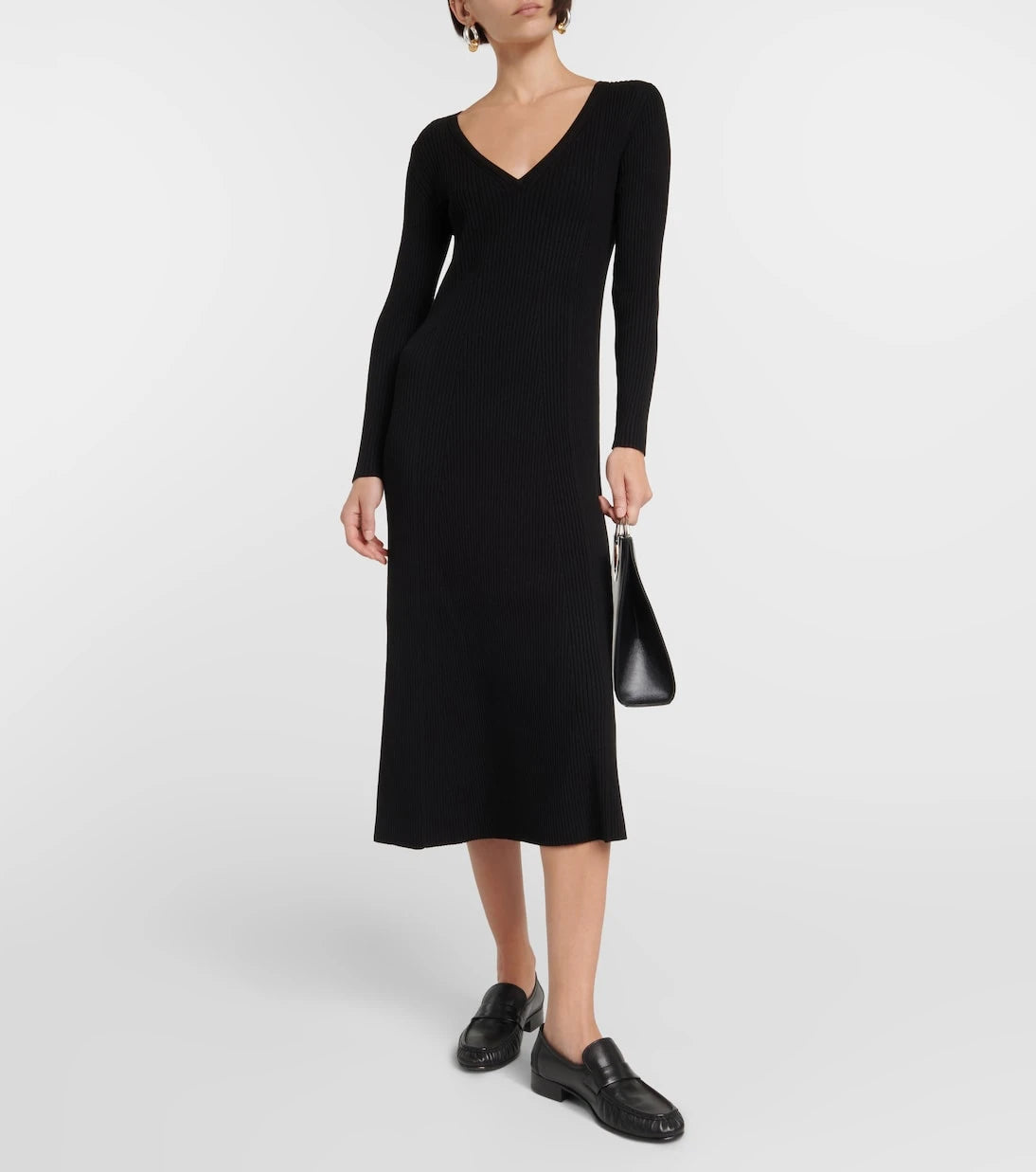 CO - Ribbed-knit midi dress