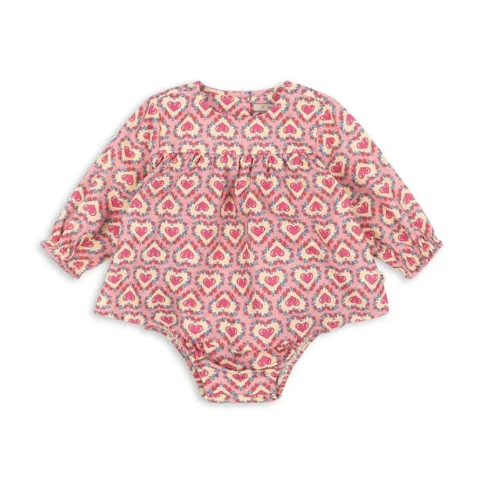 Konges Sløjd pamuk babydoll elbise EVIA ROMPER GOTS