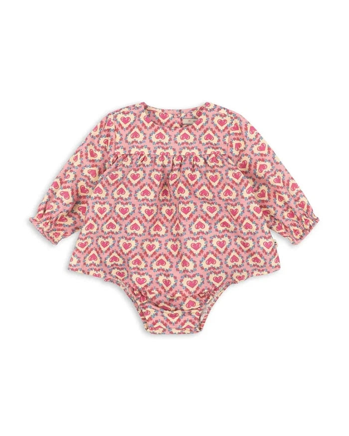 Konges Sløjd pamuk babydoll elbise EVIA ROMPER GOTS