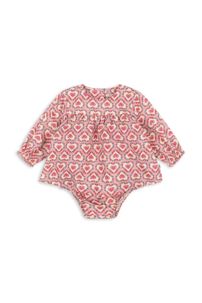 Konges Sløjd pamuk babydoll elbise EVIA ROMPER GOTS