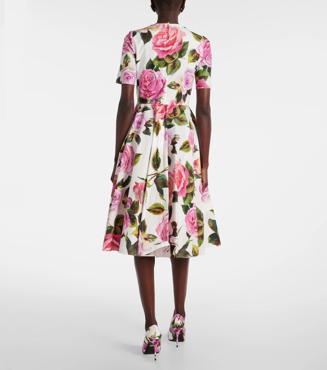 Dolce&Gabbana - Floral cotton midi dress