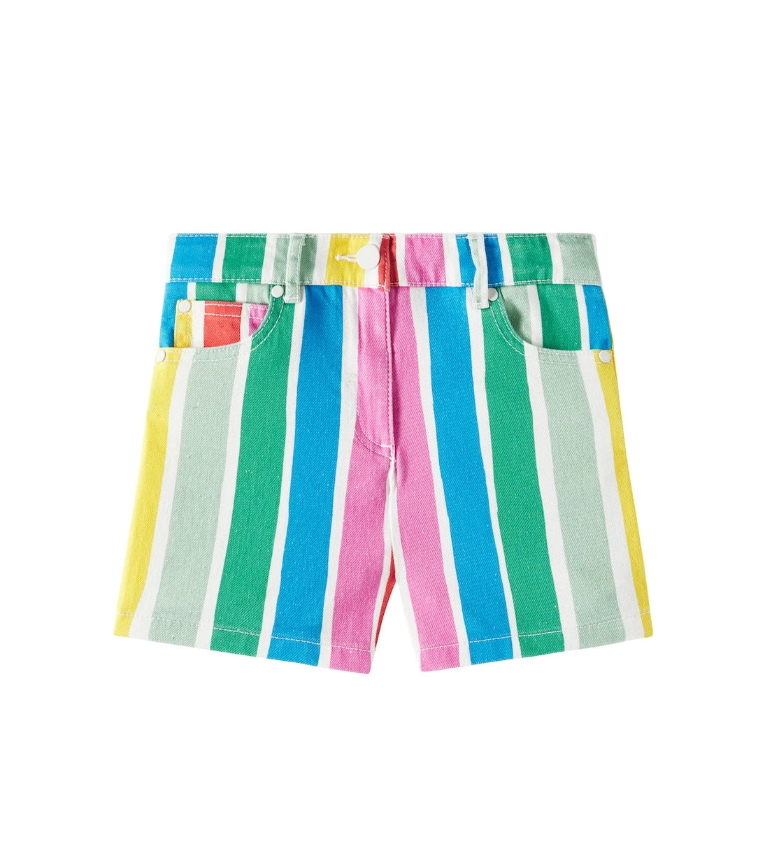 Stella McCartney Kids - Striped cotton shorts