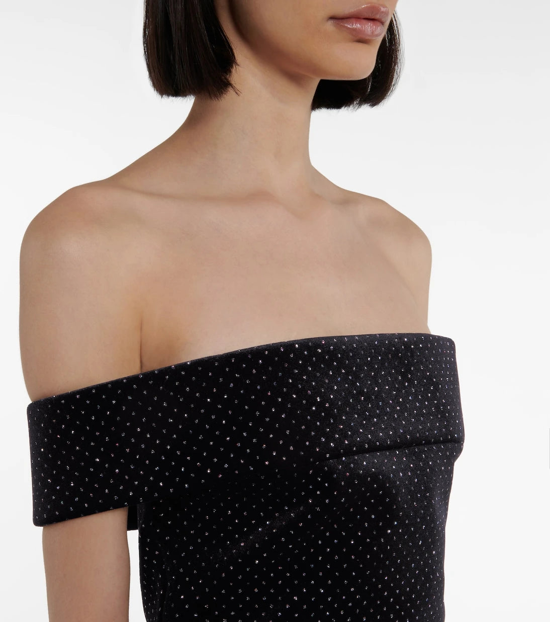 Christopher Kane - Velvet off-shoulder minidress