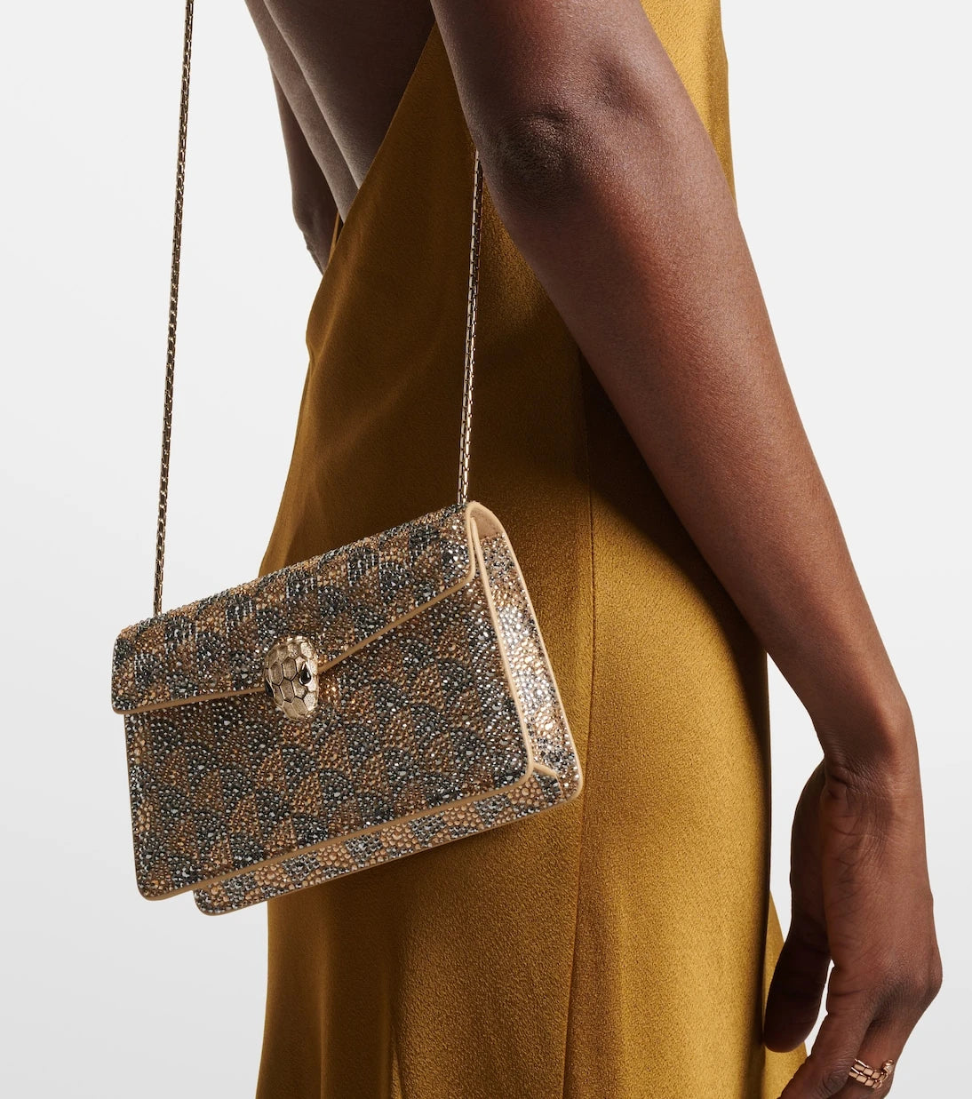 Bvlgari - Serpenti Forever Mini embellished crossbody bag